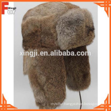 Full Fur Hare Rabbit Fur Russian Fur Hat